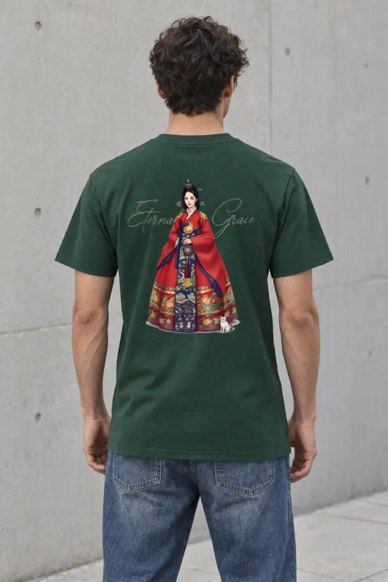 "Eternal Grace" Heavyweight Unisex Crewneck T-shirt | Gildan 5000