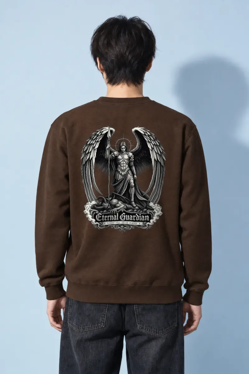 "Eternal Guardian" Heavy Blend Unisex Crewneck Sweatshirt | Gildan 18000