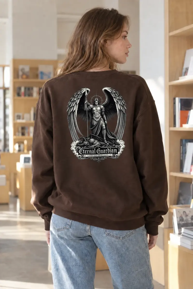 "Eternal Guardian" Heavy Blend Unisex Crewneck Sweatshirt | Gildan 18000