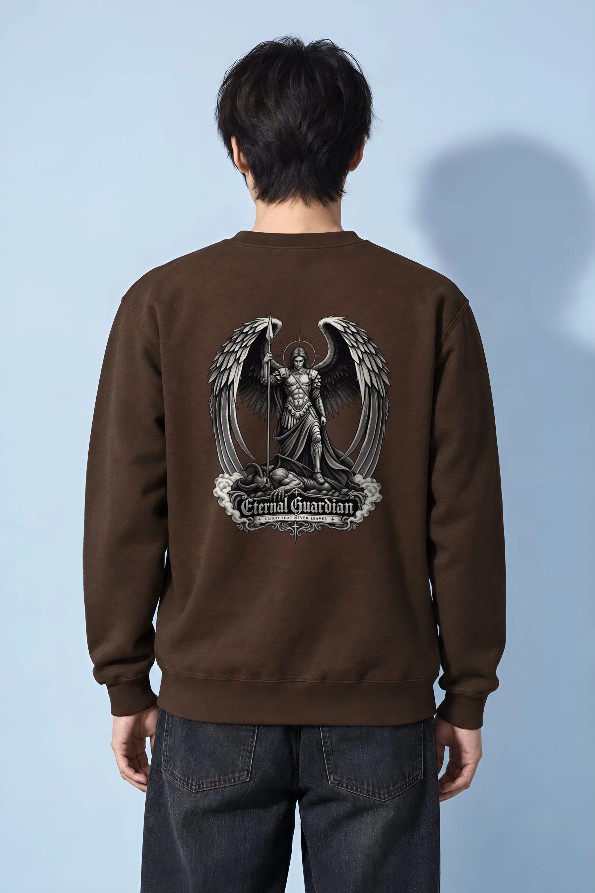 "Eternal Guardian" Heavy Blend Unisex Crewneck Sweatshirt