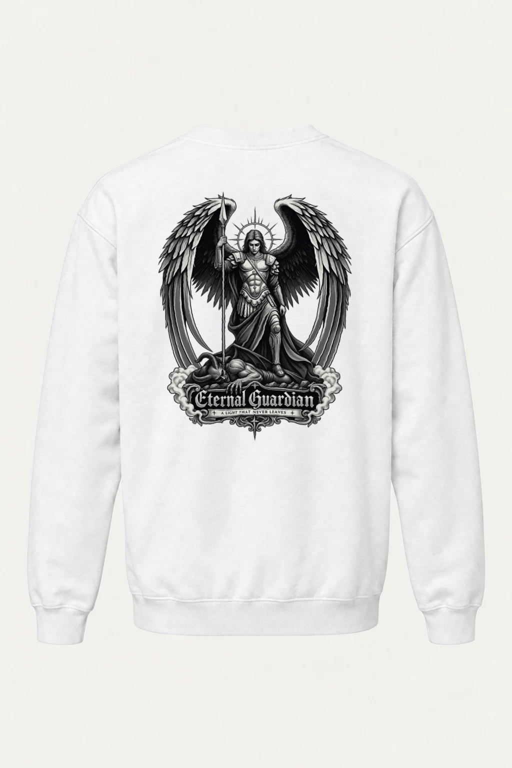 "Eternal Guardian" Heavy Blend Unisex Crewneck Sweatshirt | Gildan 18000