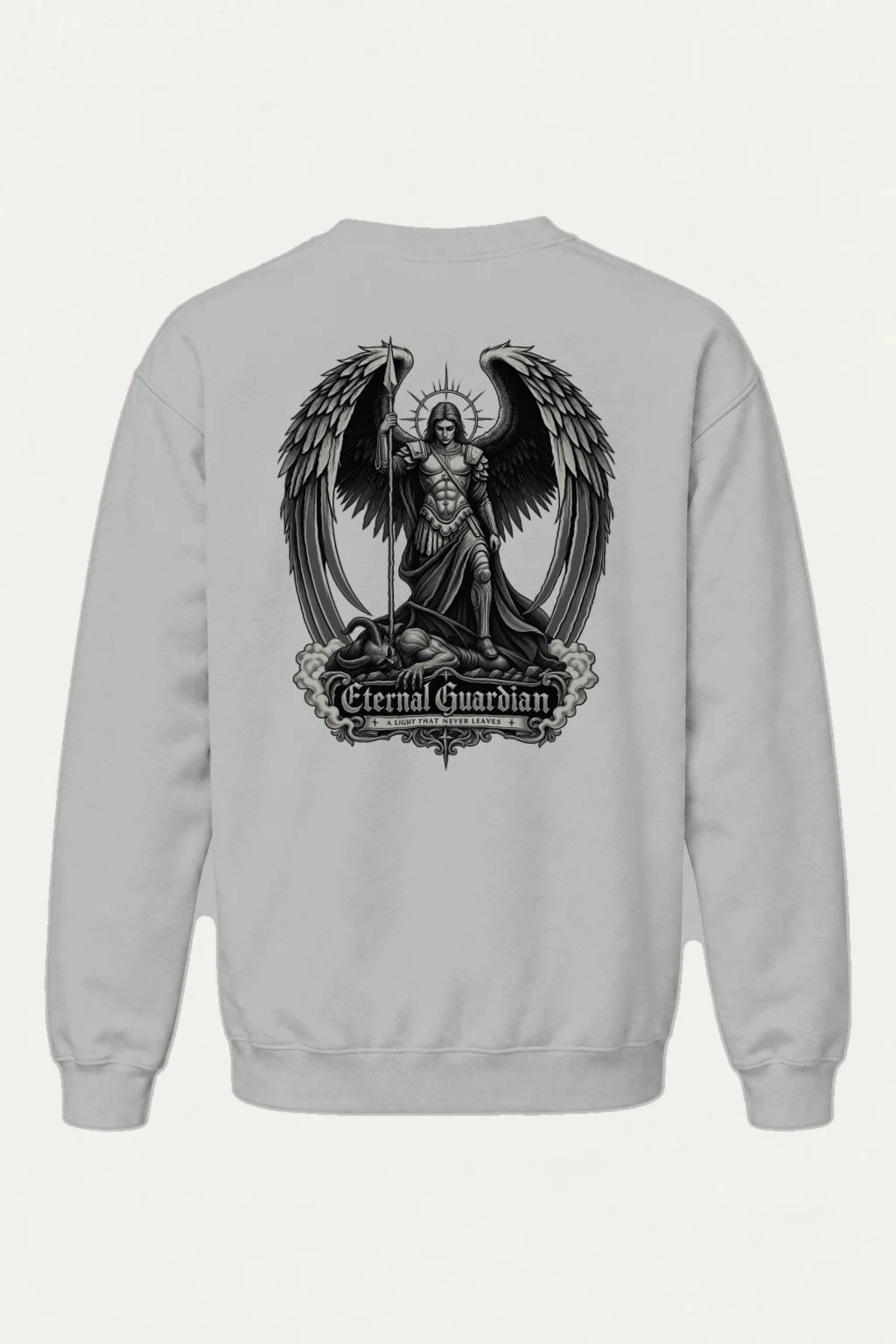 "Eternal Guardian" Heavy Blend Unisex Crewneck Sweatshirt | Gildan 18000