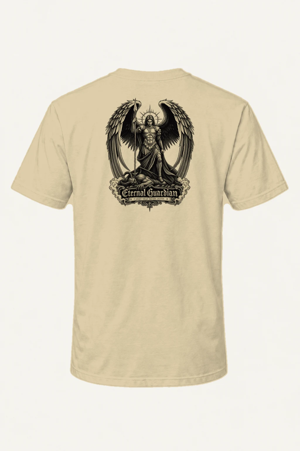 "Eternal Guardian" Heavyweight Unisex Crewneck T-shirt | Gildan 5000