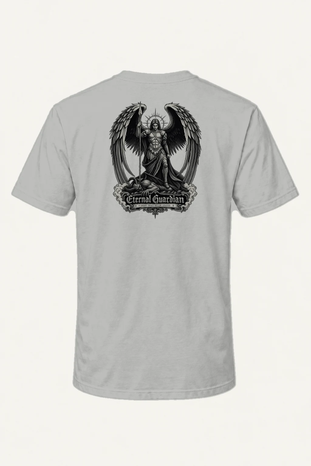 "Eternal Guardian" Heavyweight Unisex Crewneck T-shirt | Gildan 5000