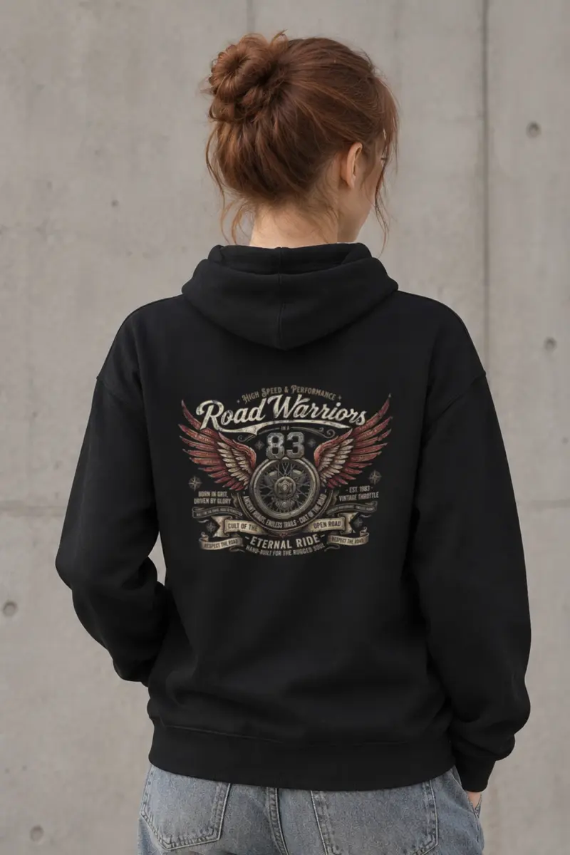 "Eternal Ride 83" Heavy Blend Unisex Pullover Hoodie