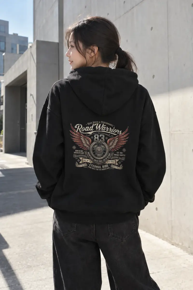 "Eternal Ride 83" Heavy Blend Unisex Pullover Hoodie | Gildan 18500