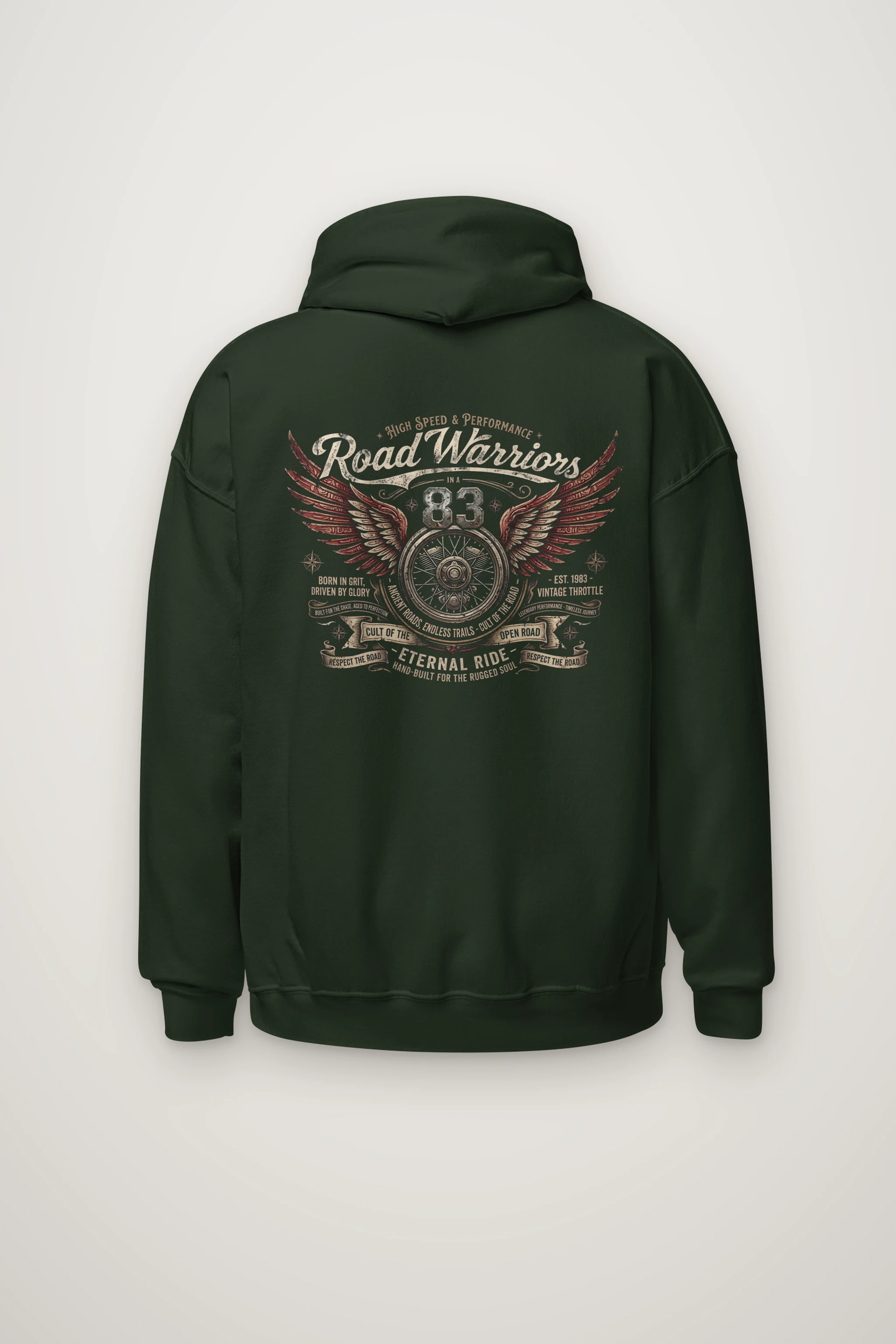 "Eternal Ride 83" Heavy Blend Unisex Pullover Hoodie