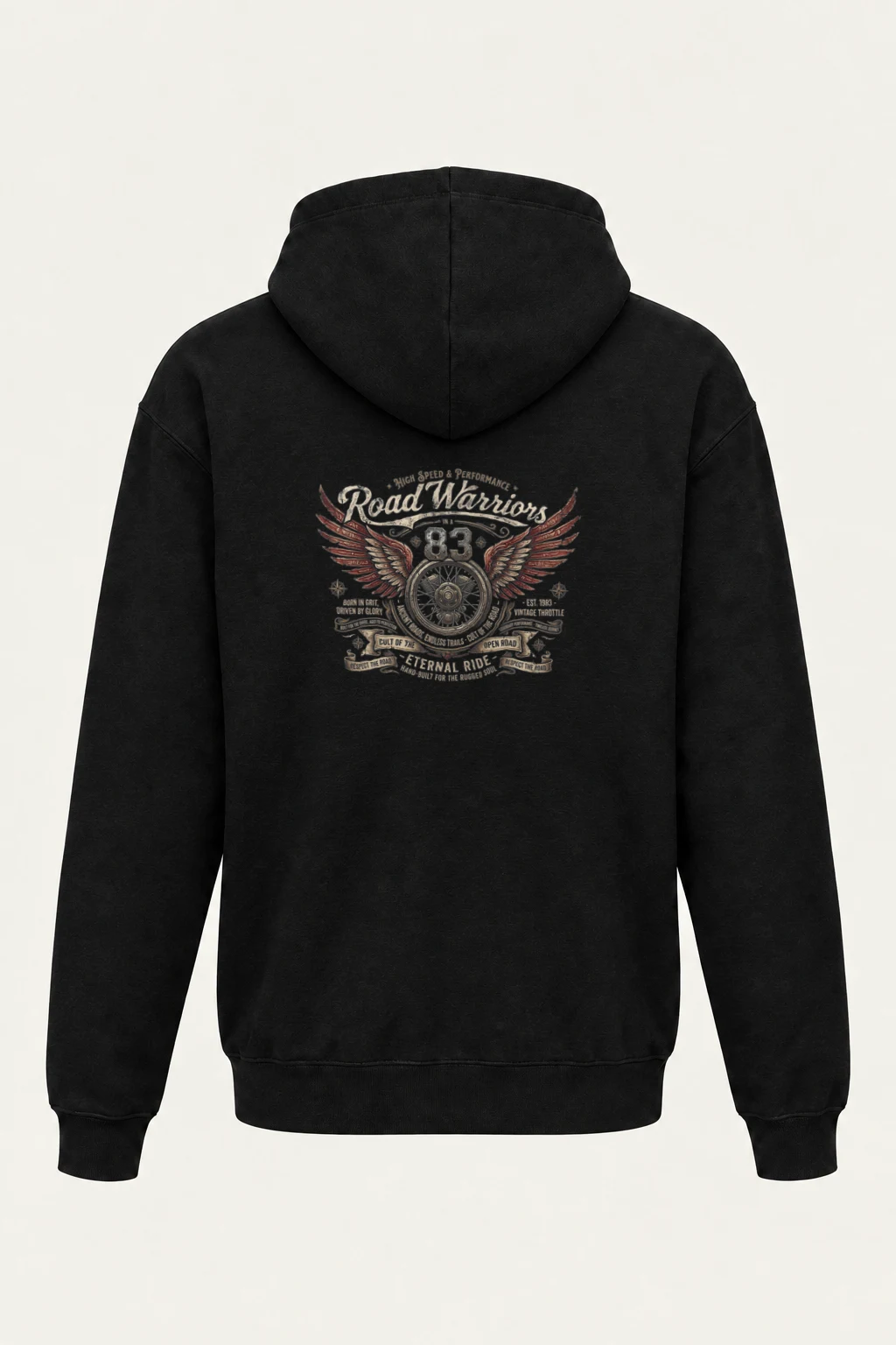 "Eternal Ride 83" Heavy Blend Unisex Pullover Hoodie | Gildan 18500
