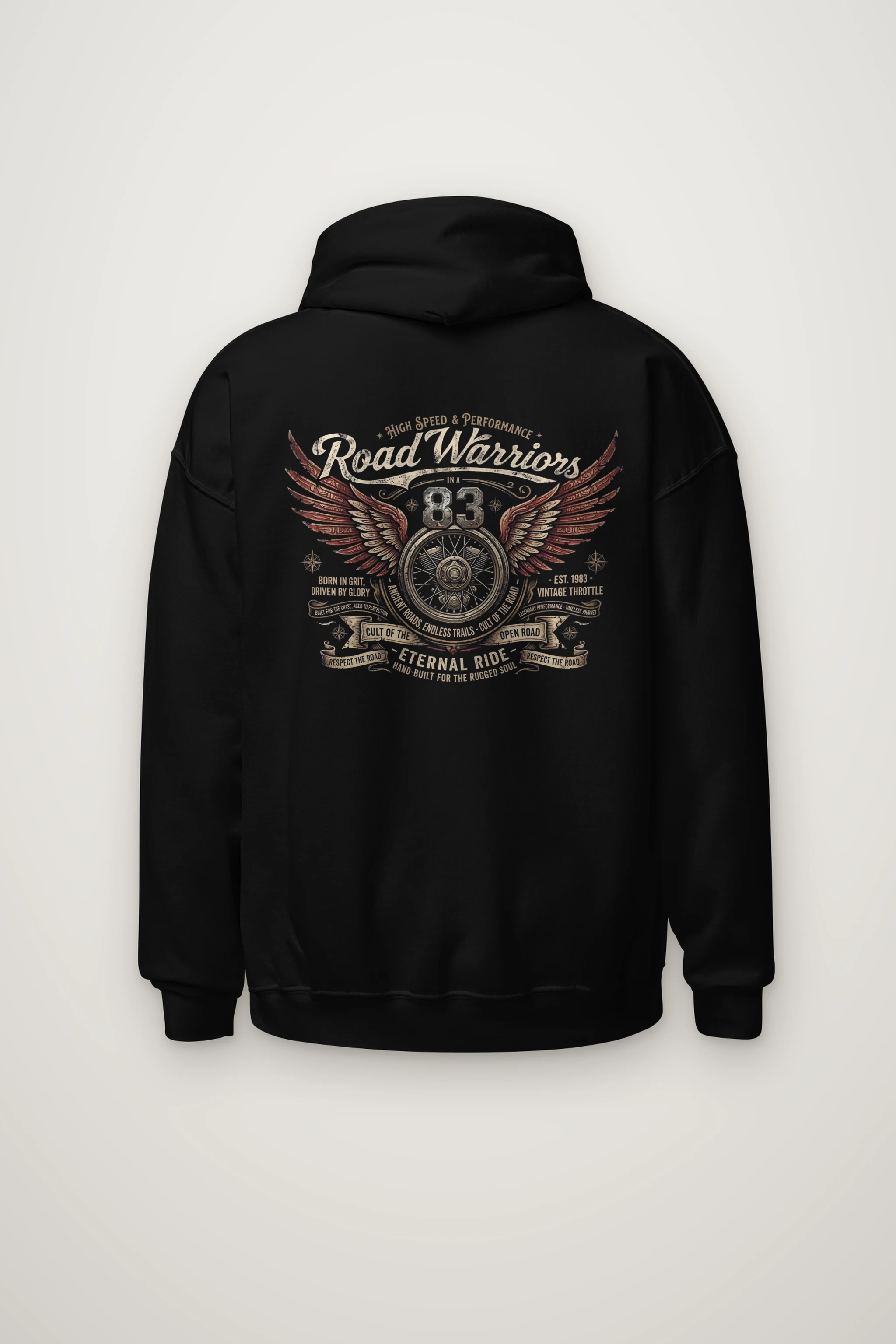 "Eternal Ride 83" Heavy Blend Unisex Pullover Hoodie
