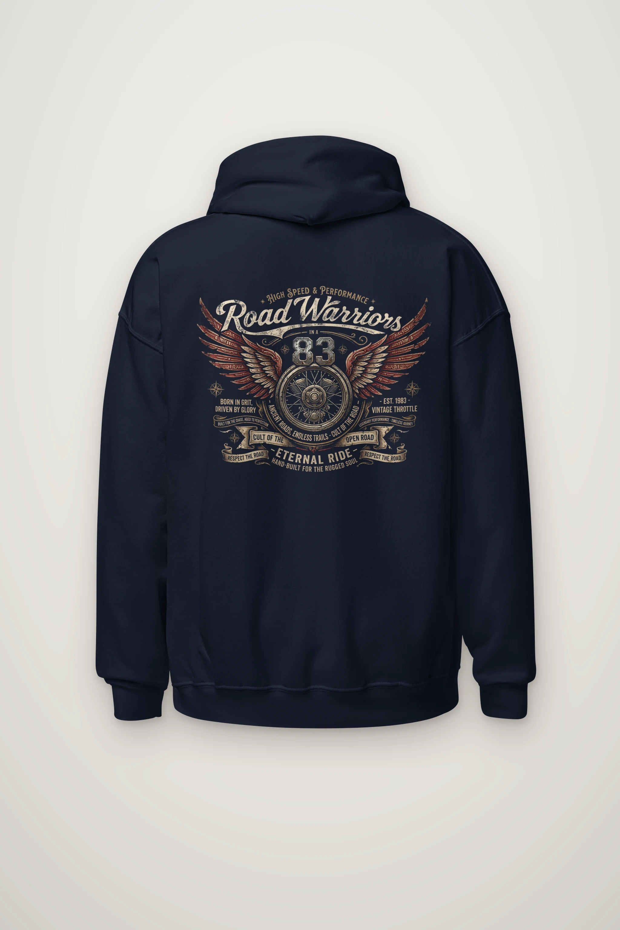 "Eternal Ride 83" Heavy Blend Unisex Pullover Hoodie