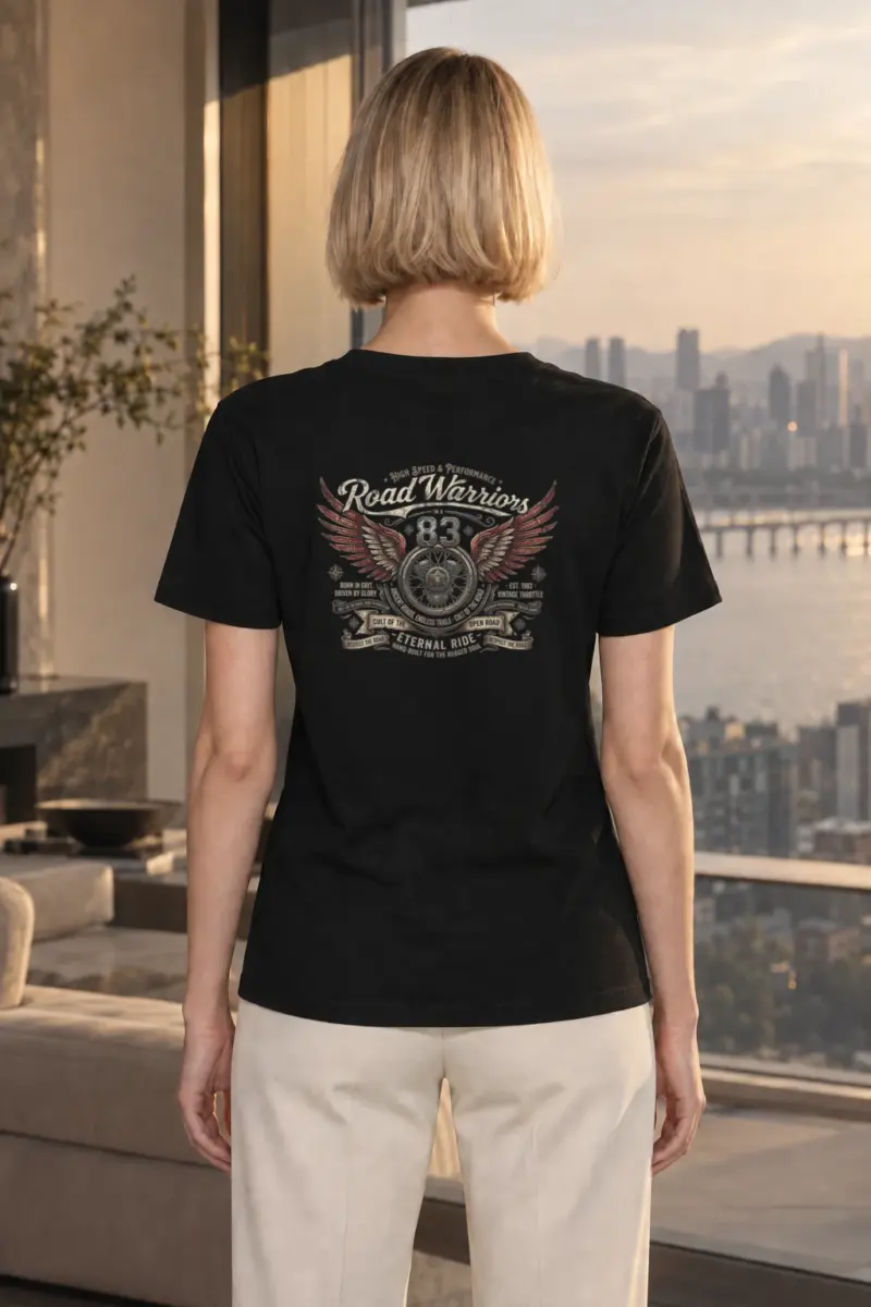 "Eternal Ride 83" Heavyweight Unisex Crewneck T-shirt | Gildan 5000