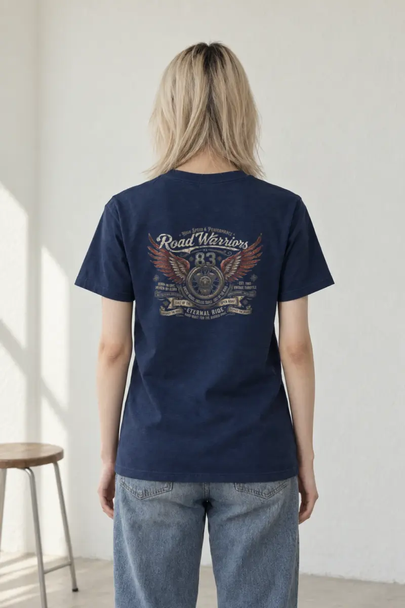 "Eternal Ride 83" Heavyweight Unisex Crewneck T-shirt