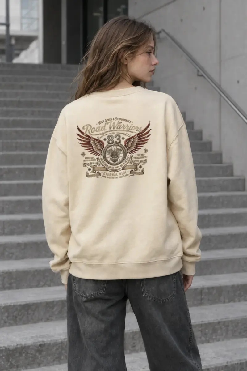 "Eternal Ride 83" Unisex Sponge Fleece Crewneck Sweatshirt | Bella + Canvas 3901