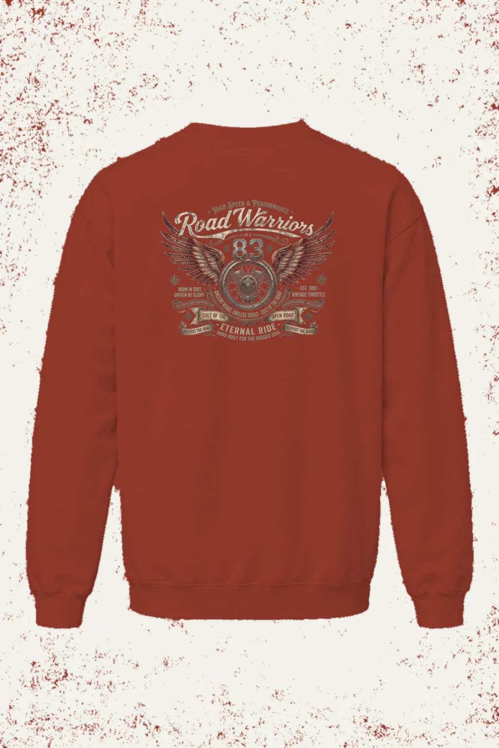 "Eternal Ride 83" Unisex Sponge Fleece Crewneck Sweatshirt | Bella + Canvas 3901