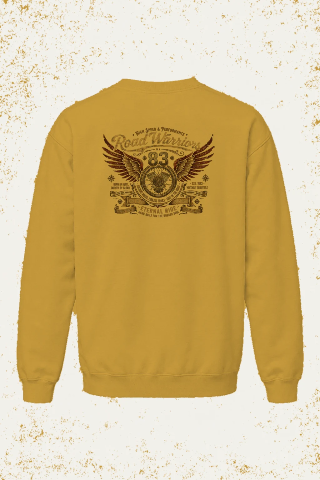 "Eternal Ride 83" Unisex Sponge Fleece Crewneck Sweatshirt | Bella + Canvas 3901