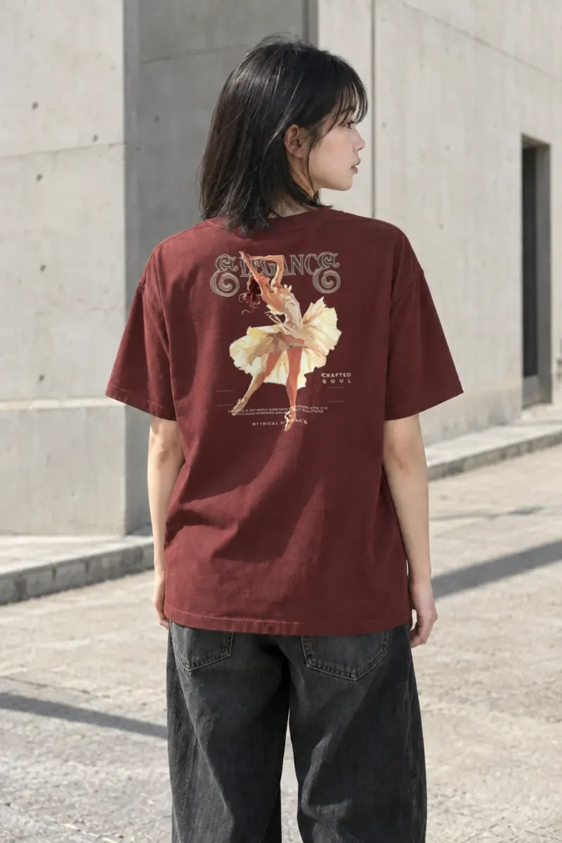 "Ethereal Elegance" Heavyweight Unisex Crewneck T-shirt | Gildan 5000