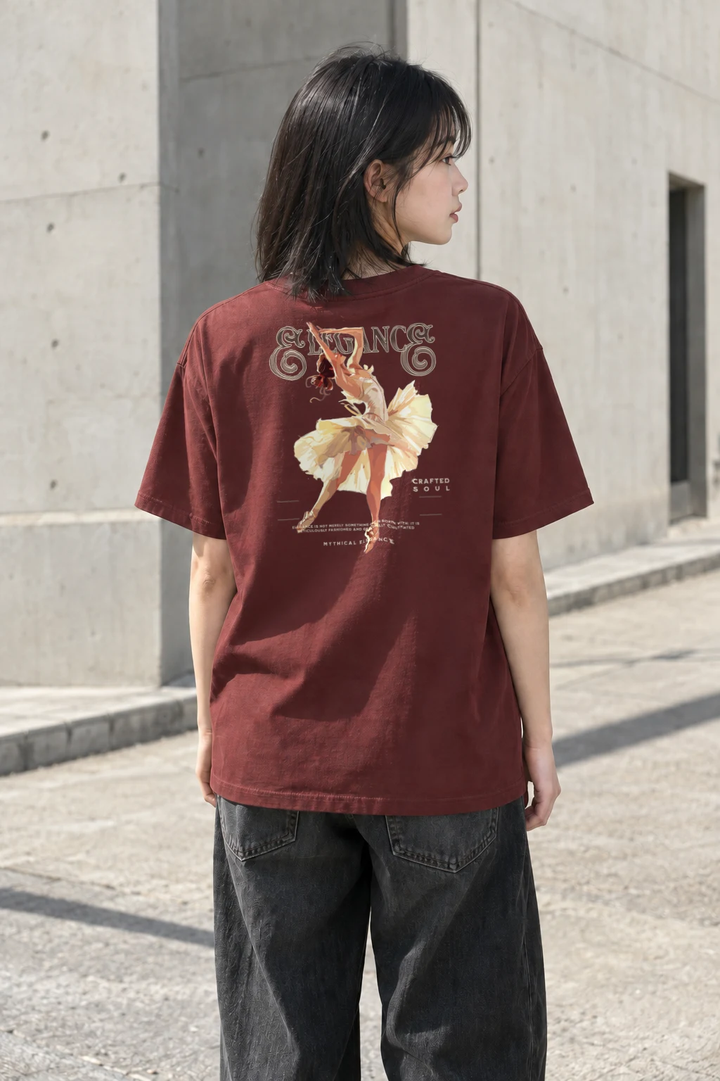 "Ethereal Elegance" Heavyweight Unisex Crewneck T-shirt | Gildan 5000