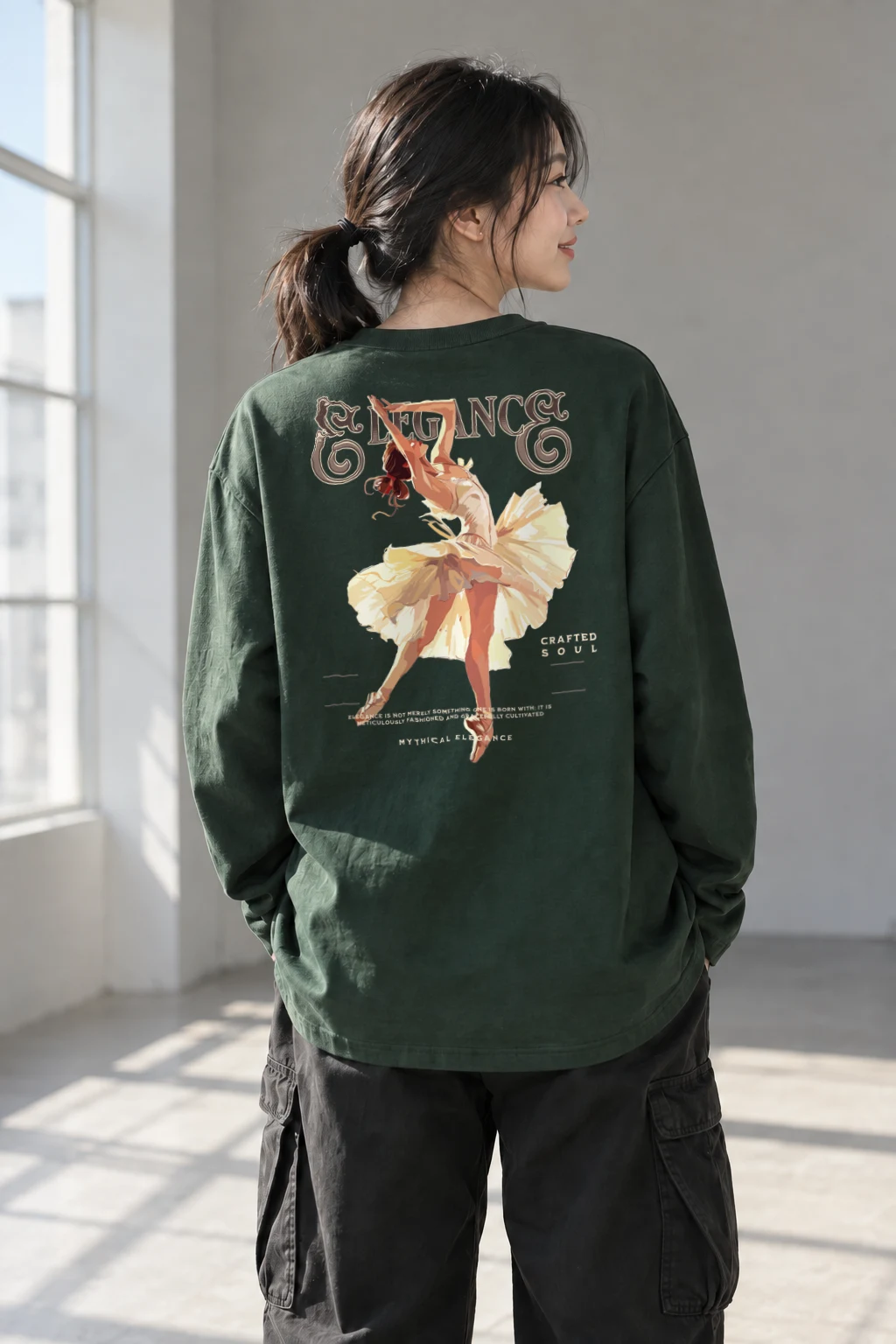 "Ethereal Elegance" Unisex Longsleeve T-shirt | Gildan 2400
