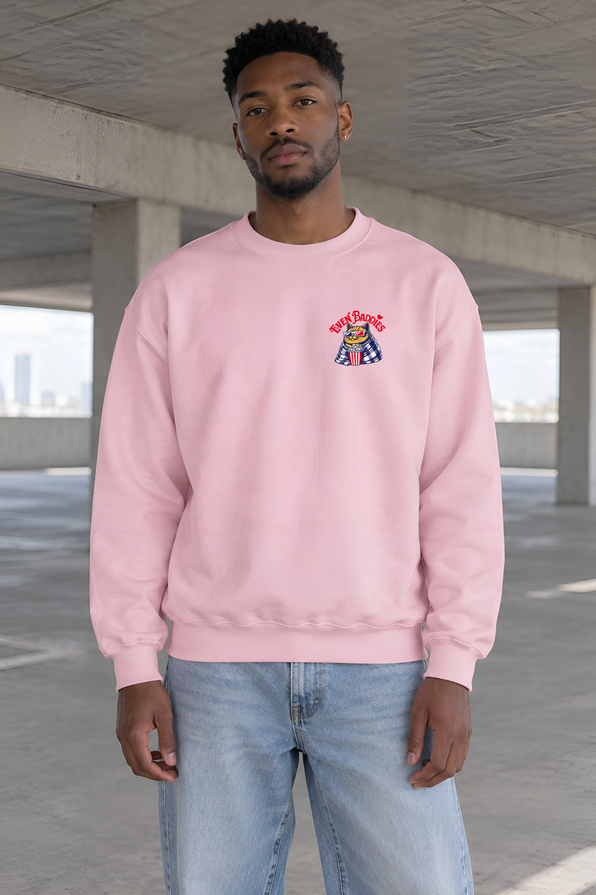 "Even Baddies Get Saddies" 1 Crewneck Sweatshirt