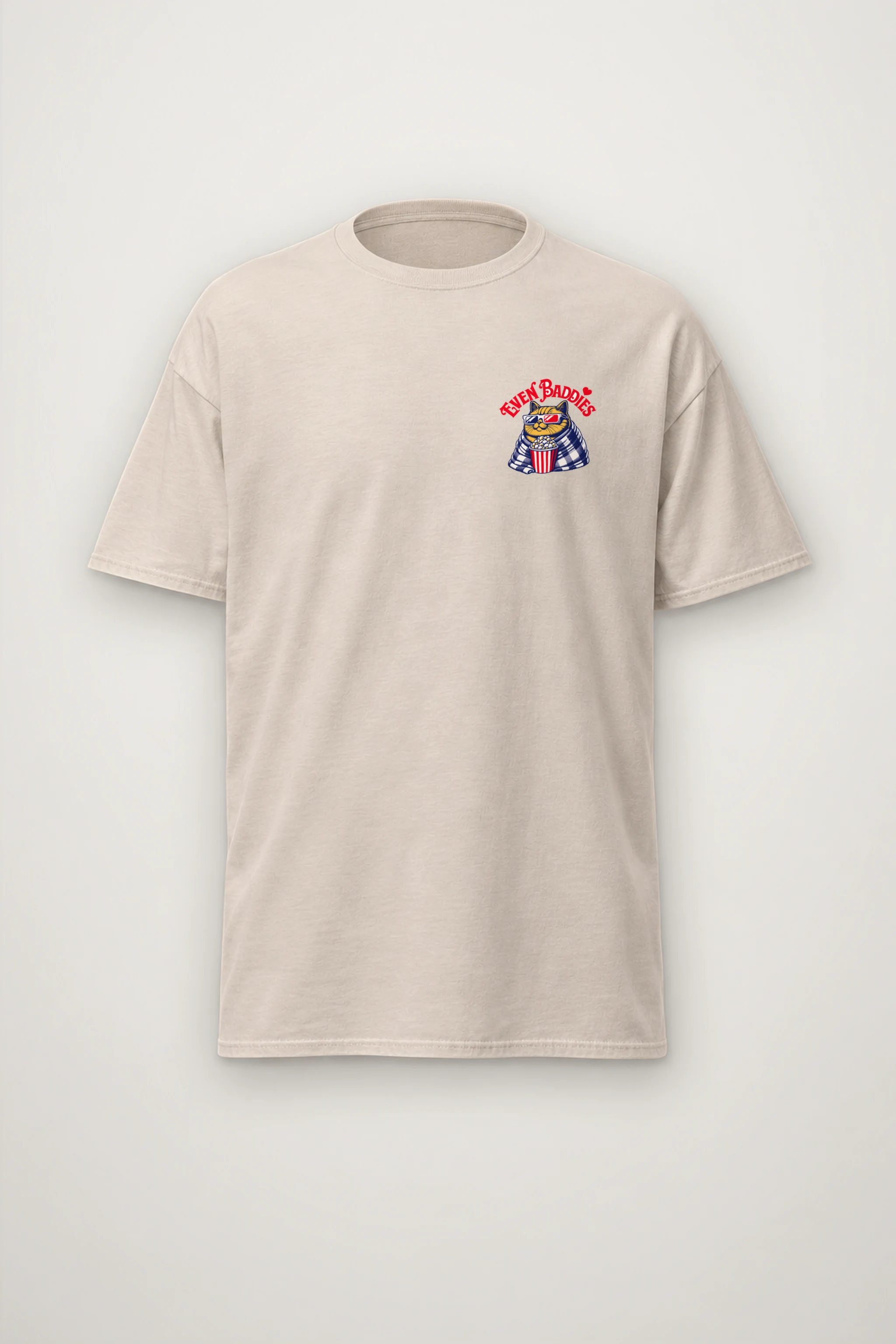 "Even Baddies Get Saddies" Heavyweight Unisex Crewneck T-shirt