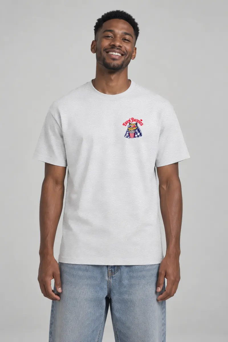 "Even Baddies Get Saddies" Heavyweight Unisex Crewneck T-shirt