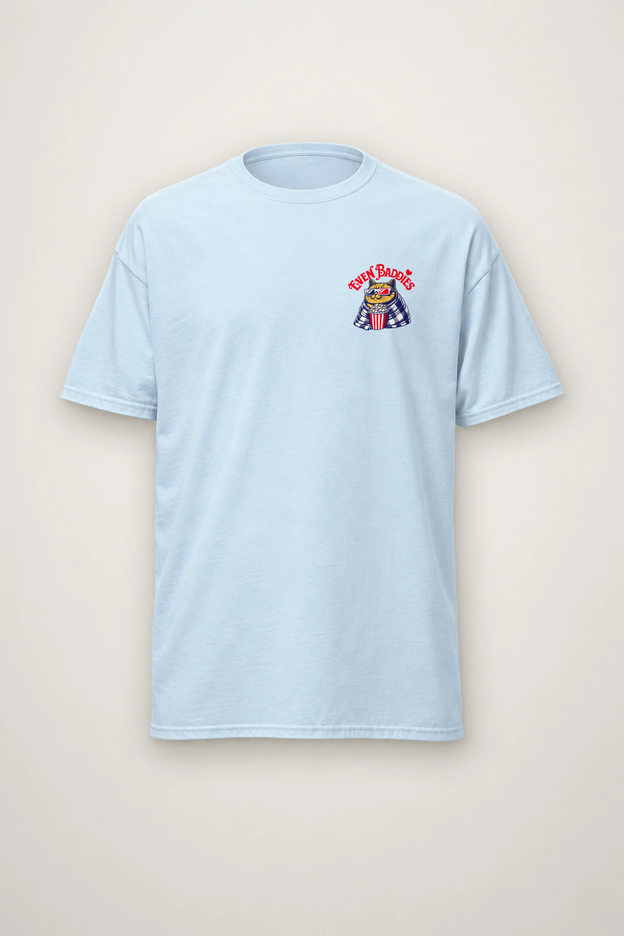 "Even Baddies Get Saddies" Heavyweight Unisex Crewneck T-shirt