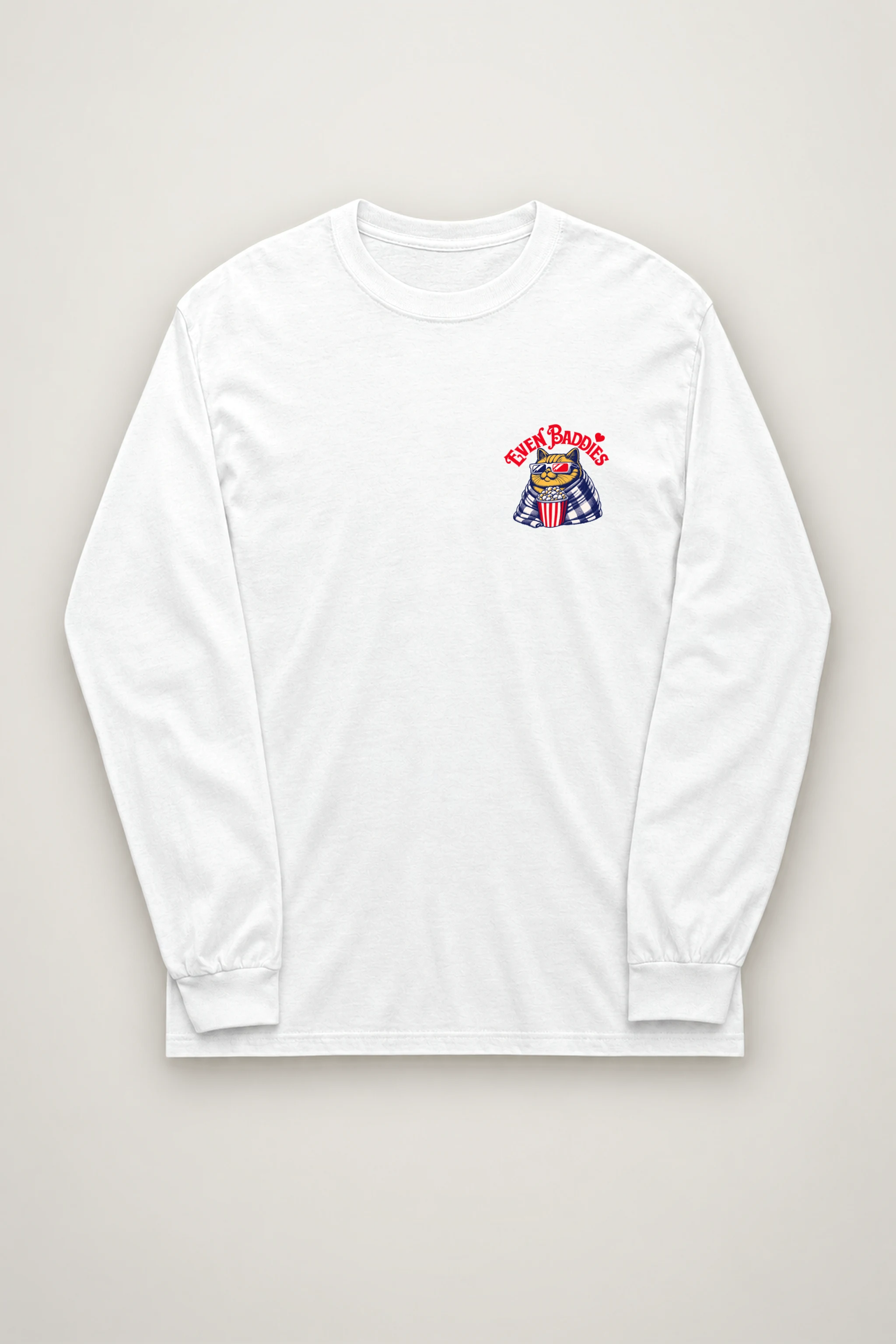 "Even Baddies Get Saddies" Unisex Longsleeve T-shirt