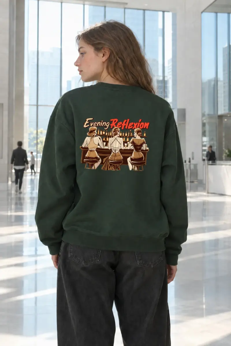 "Evening Reflexión" Heavy Blend Unisex Crewneck Sweatshirt