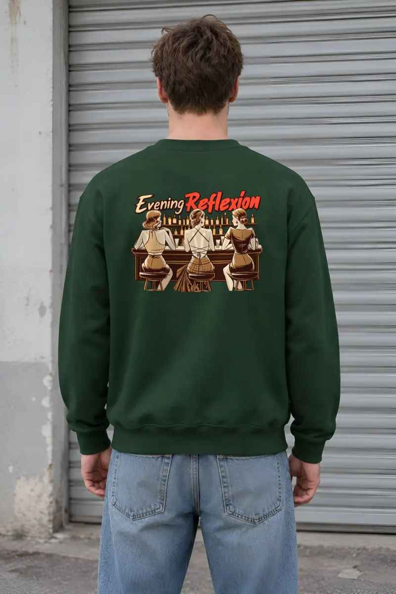 "Evening Reflexión" Heavy Blend Unisex Crewneck Sweatshirt