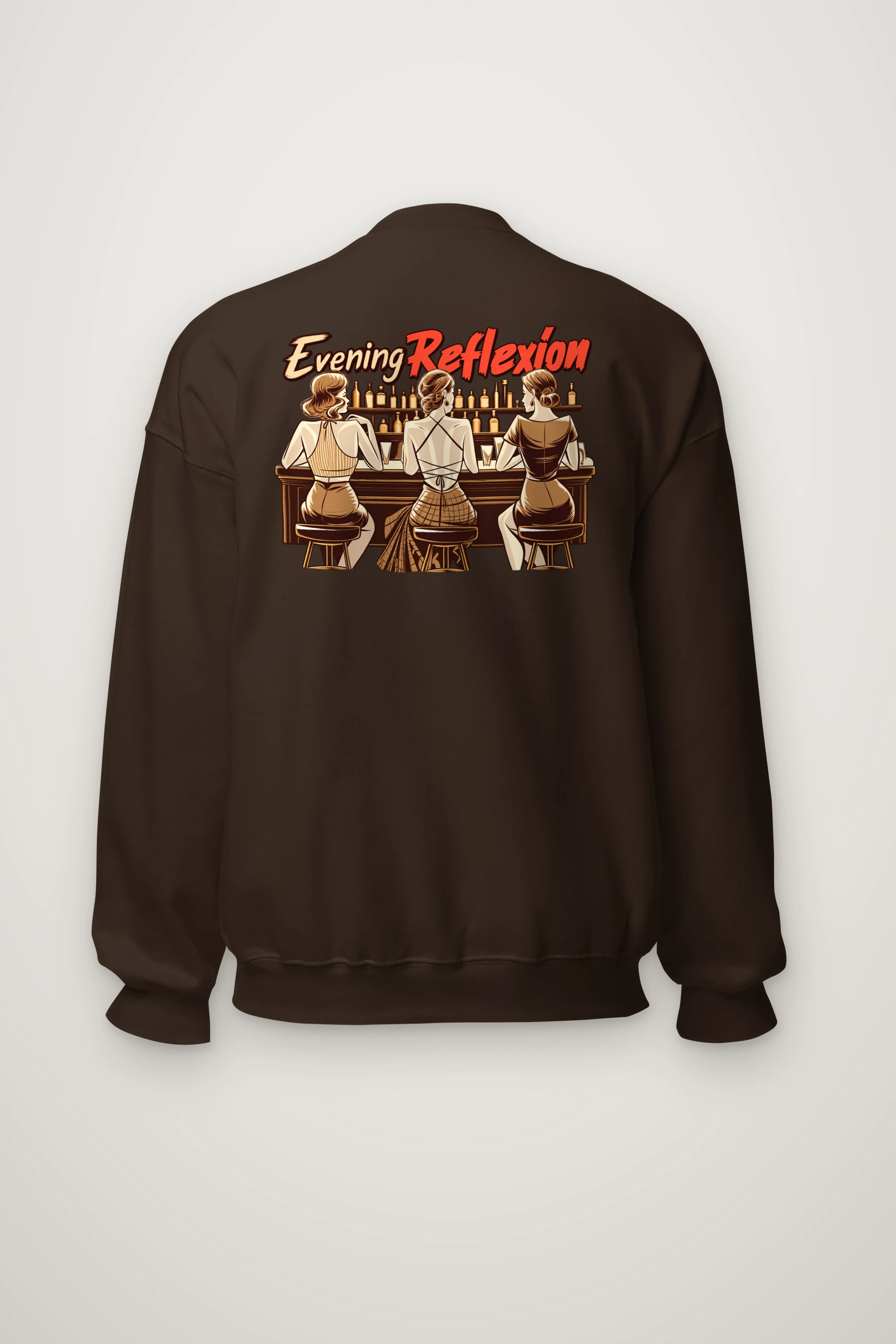 "Evening Reflexión" Heavy Blend Unisex Crewneck Sweatshirt