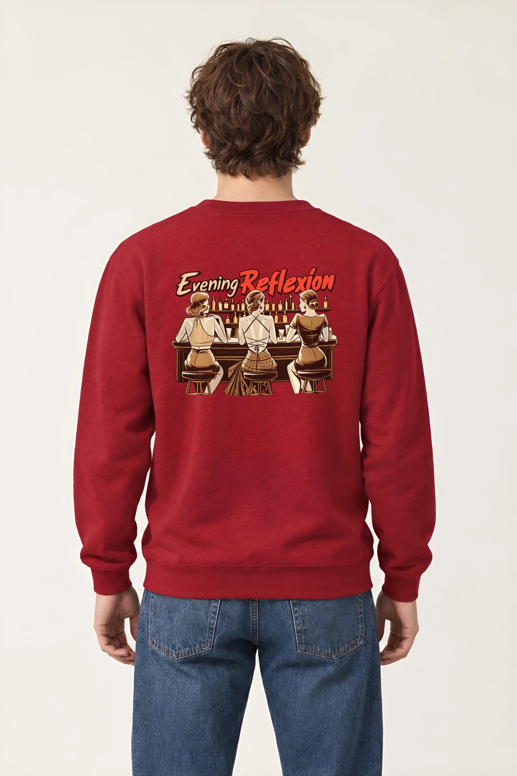 "Evening Reflexión" 1 Crewneck Sweatshirt
