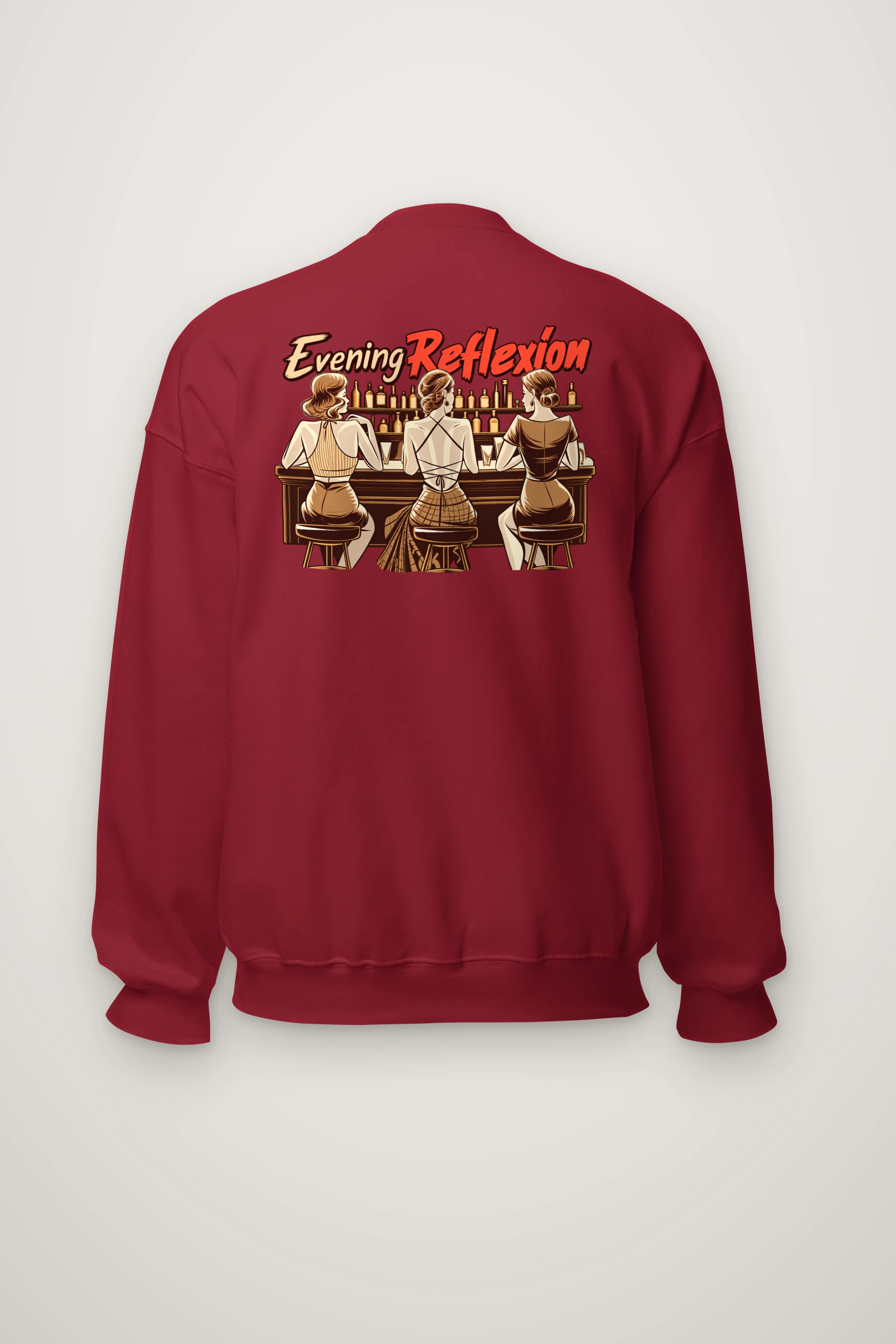 "Evening Reflexión" Heavy Blend Unisex Crewneck Sweatshirt