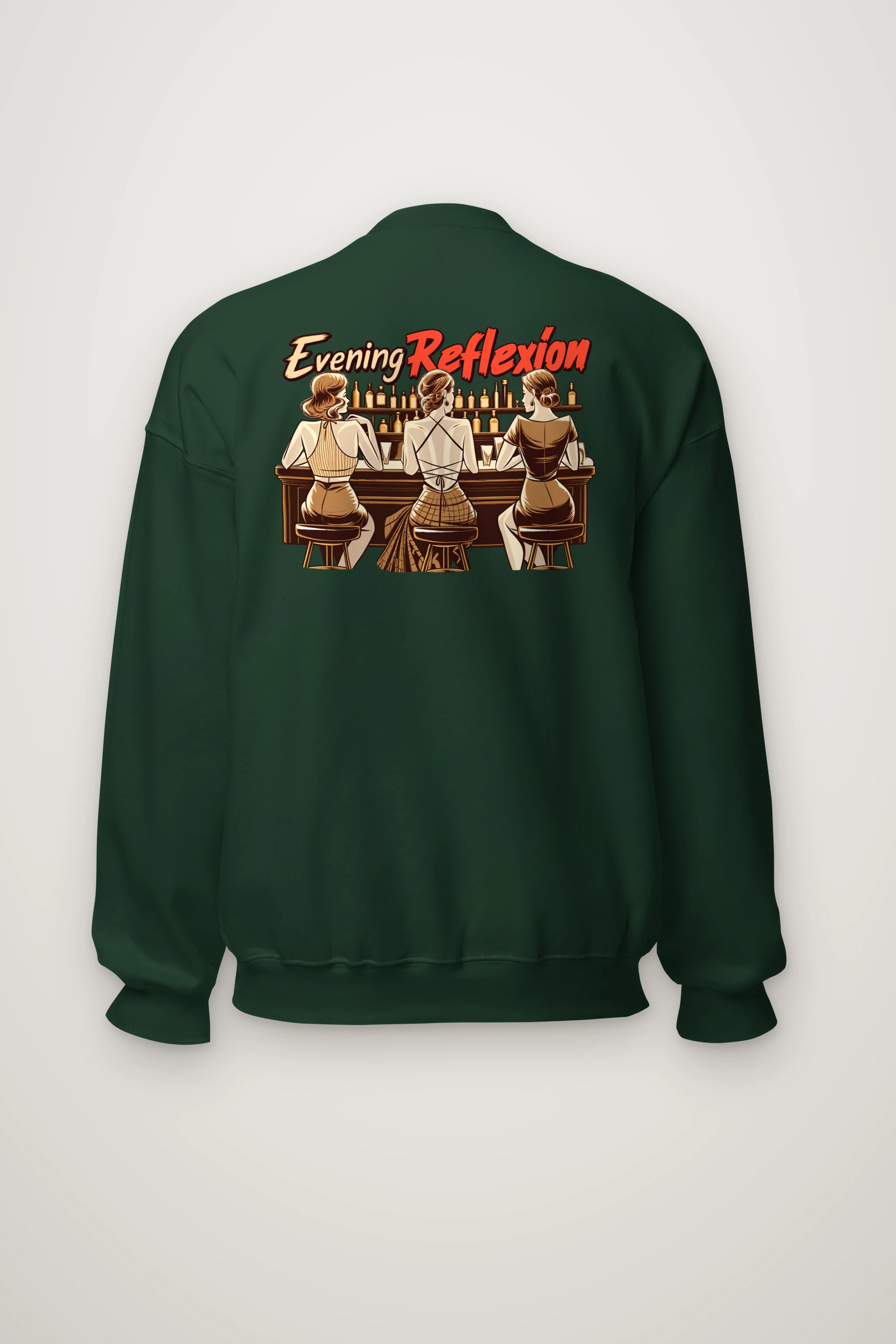 "Evening Reflexión" Heavy Blend Unisex Crewneck Sweatshirt