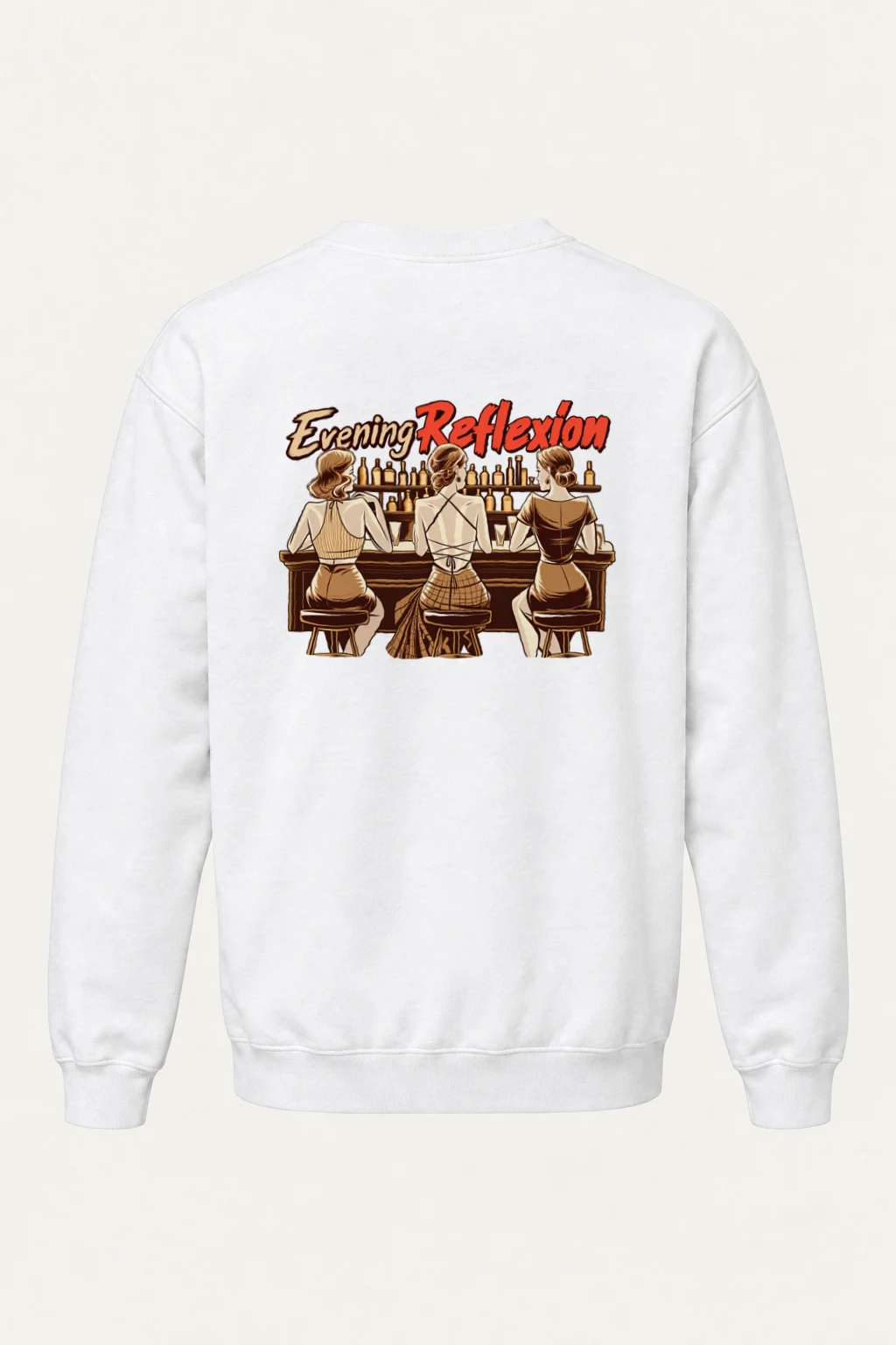 "Evening Reflexión" Heavy Blend Unisex Crewneck Sweatshirt | Gildan 18000