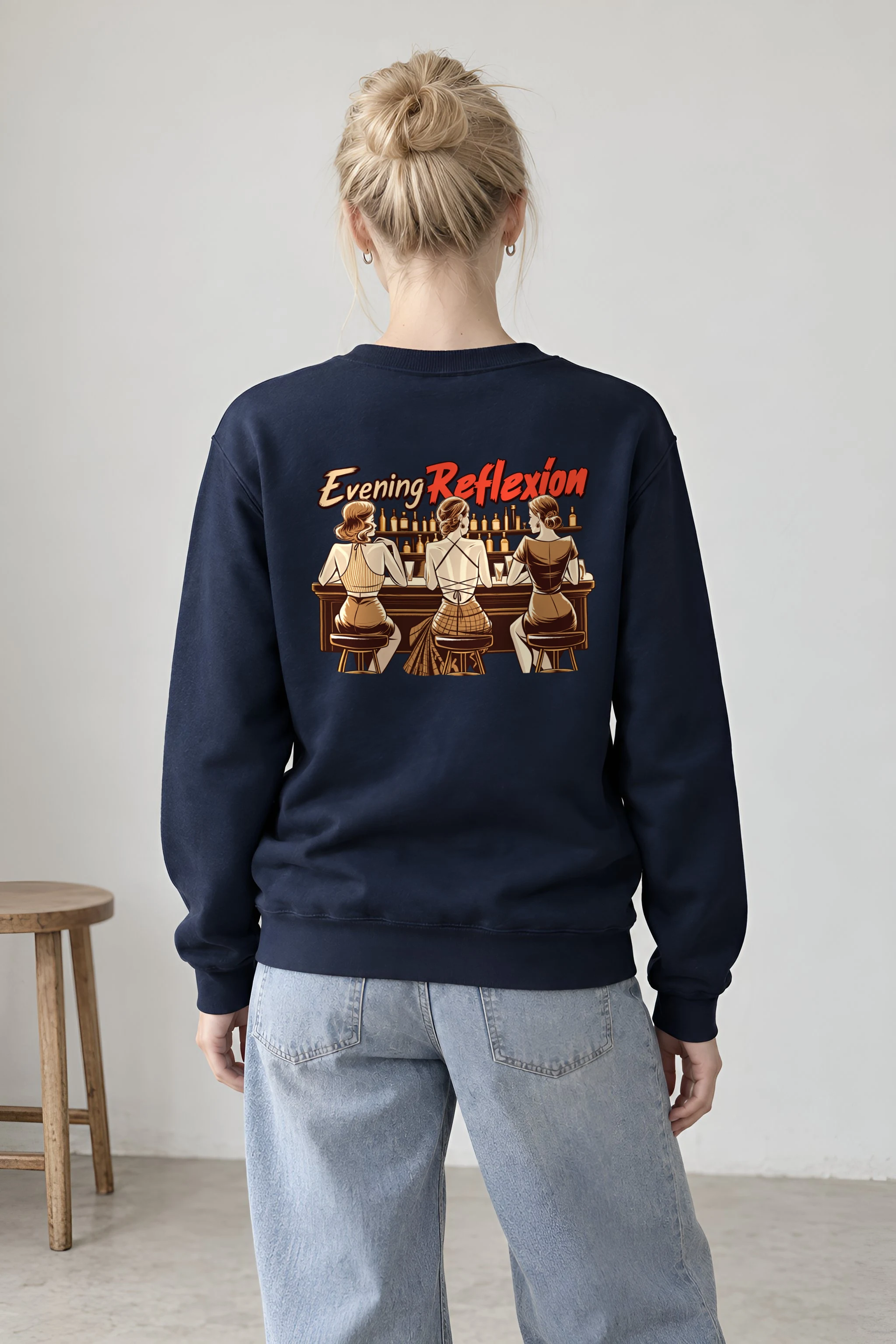 "Evening Reflexión" 1 Crewneck Sweatshirt