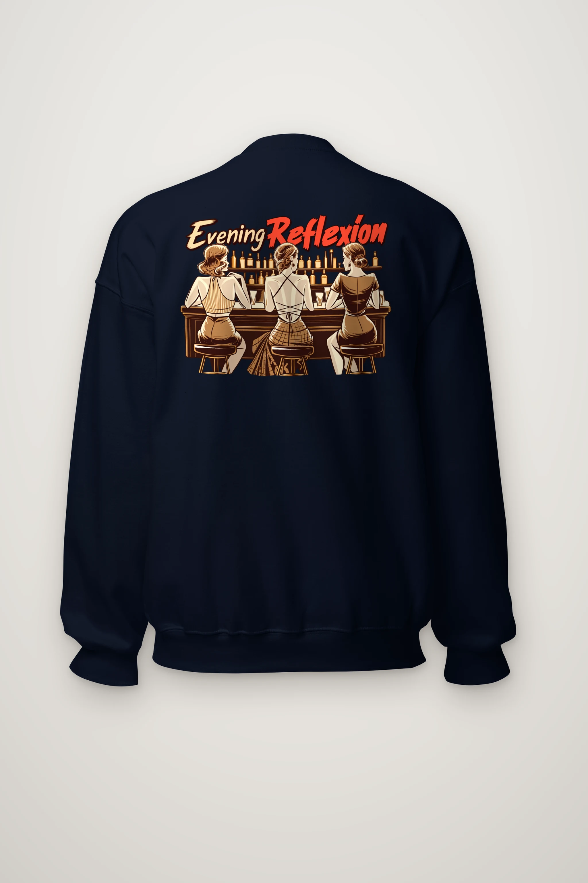 "Evening Reflexión" Heavy Blend Unisex Crewneck Sweatshirt