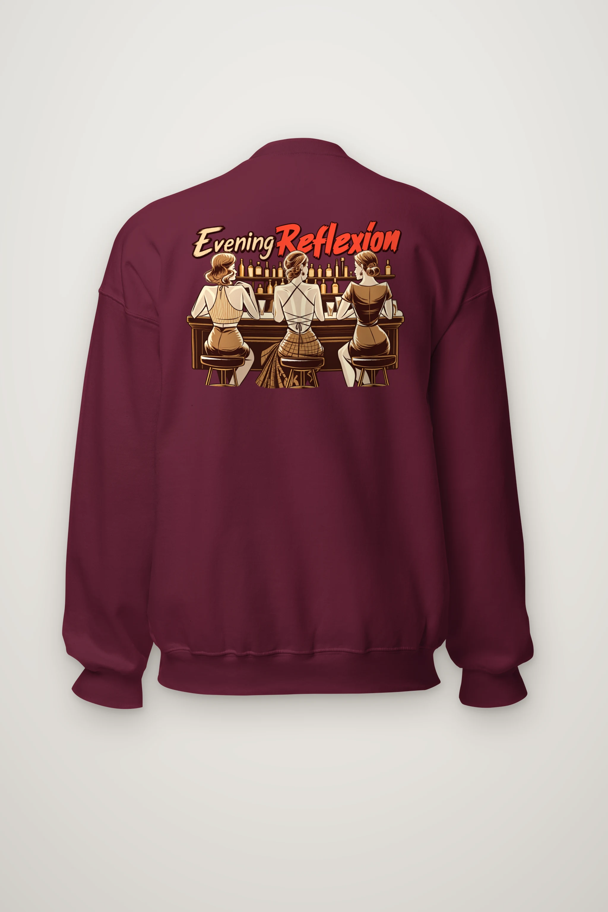 "Evening Reflexión" Heavy Blend Unisex Crewneck Sweatshirt