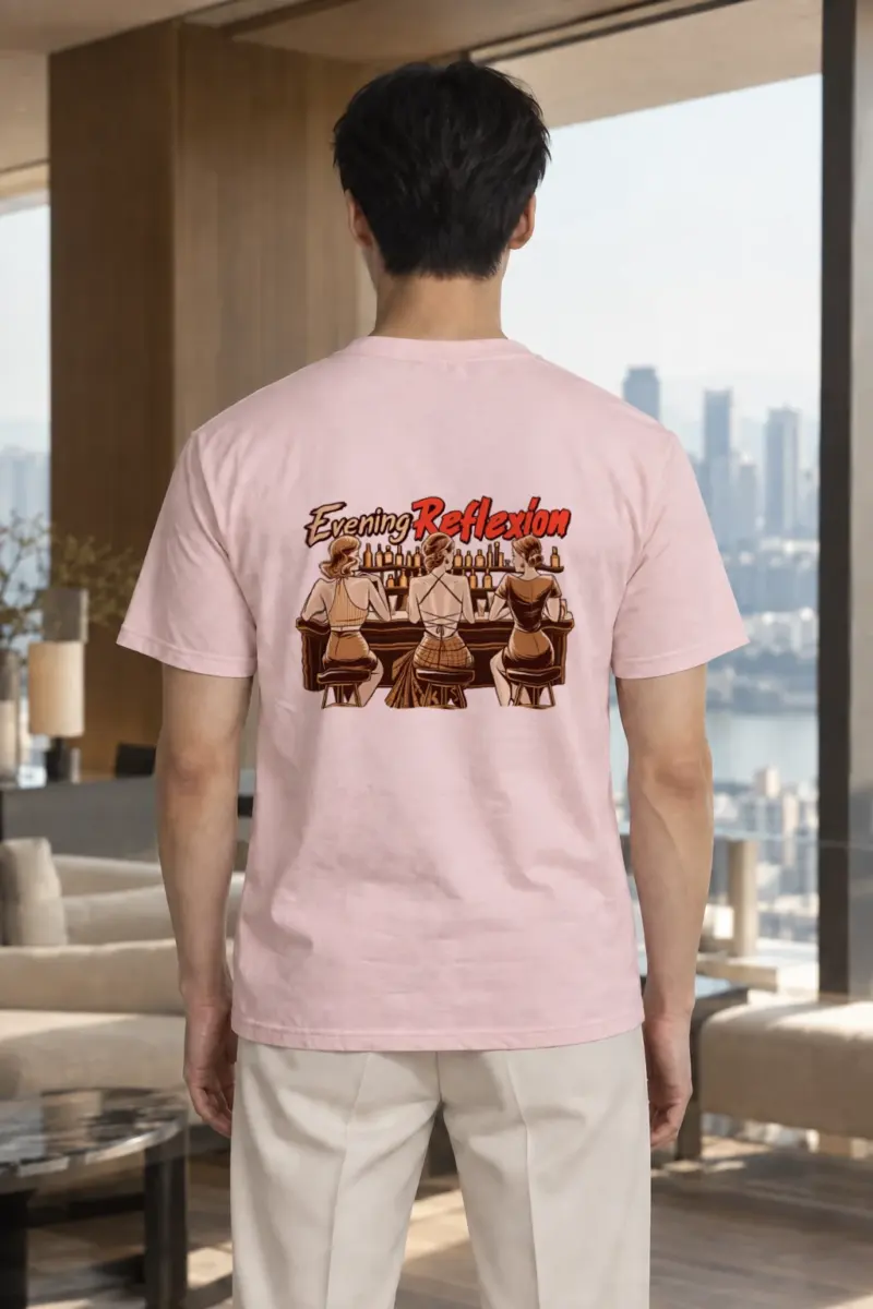 "Evening Reflexión" Heavyweight Unisex Crewneck T-shirt | Gildan 5000