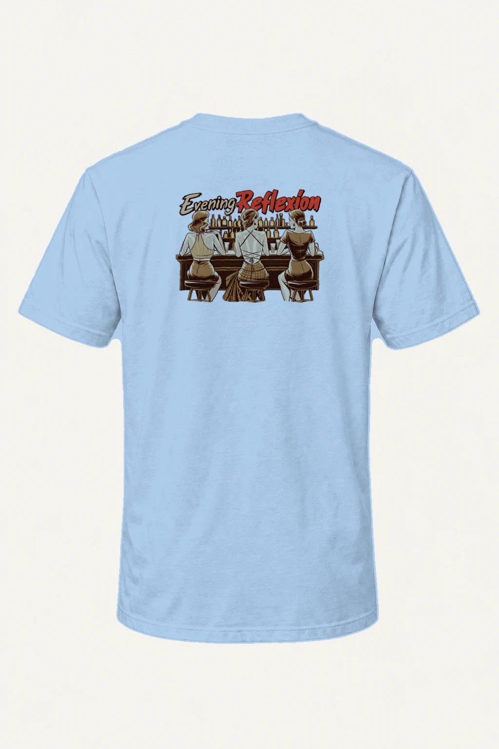 "Evening Reflexión" Heavyweight Unisex Crewneck T-shirt | Gildan 5000