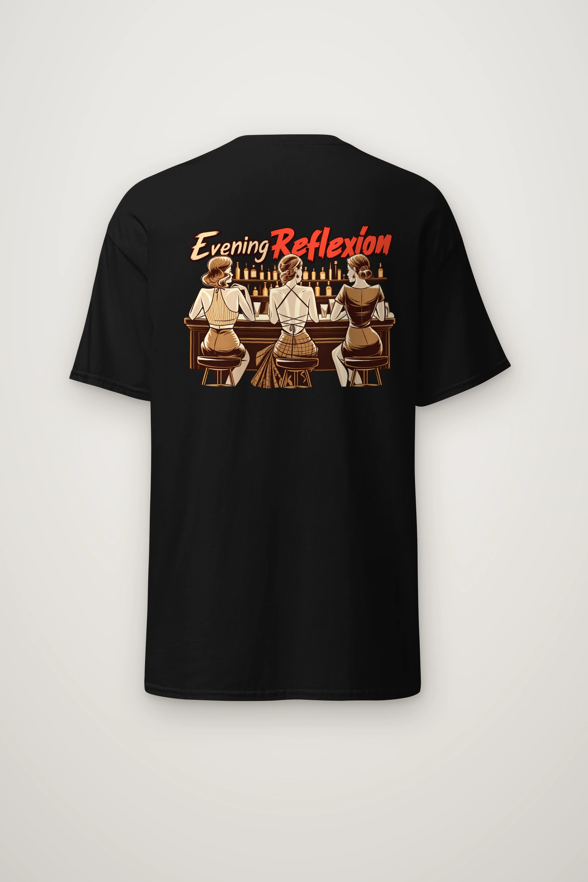 "Evening Reflexión" Heavyweight Unisex Crewneck T-shirt