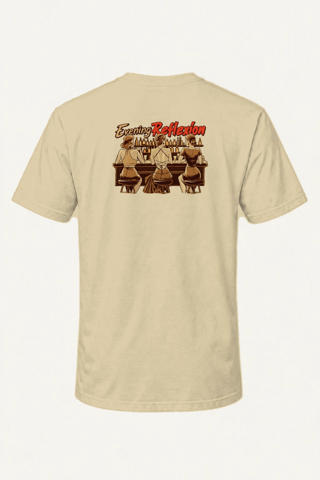 "Evening Reflexión" Heavyweight Unisex Crewneck T-shirt | Gildan 5000