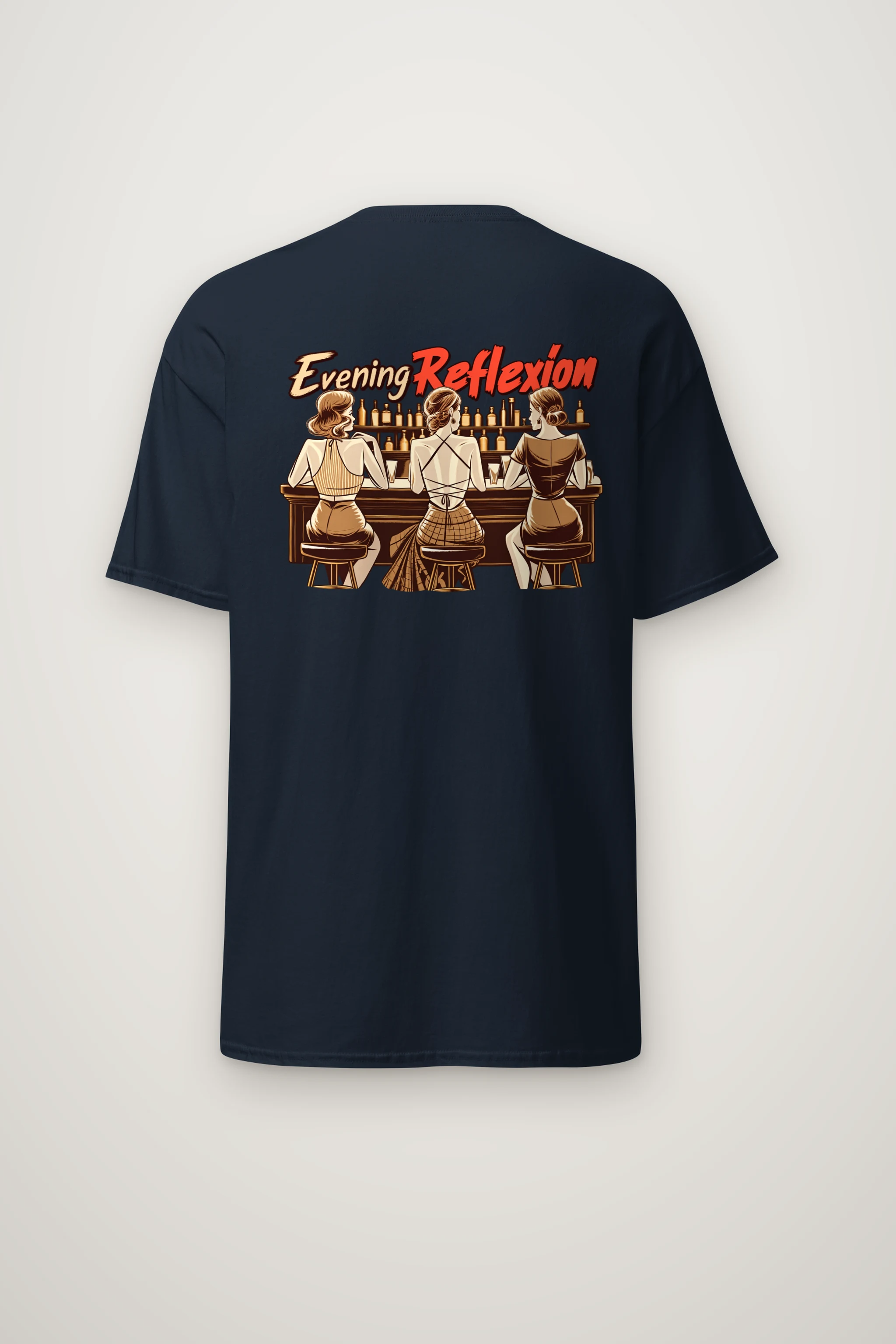 "Evening Reflexión" Heavyweight Unisex Crewneck T-shirt