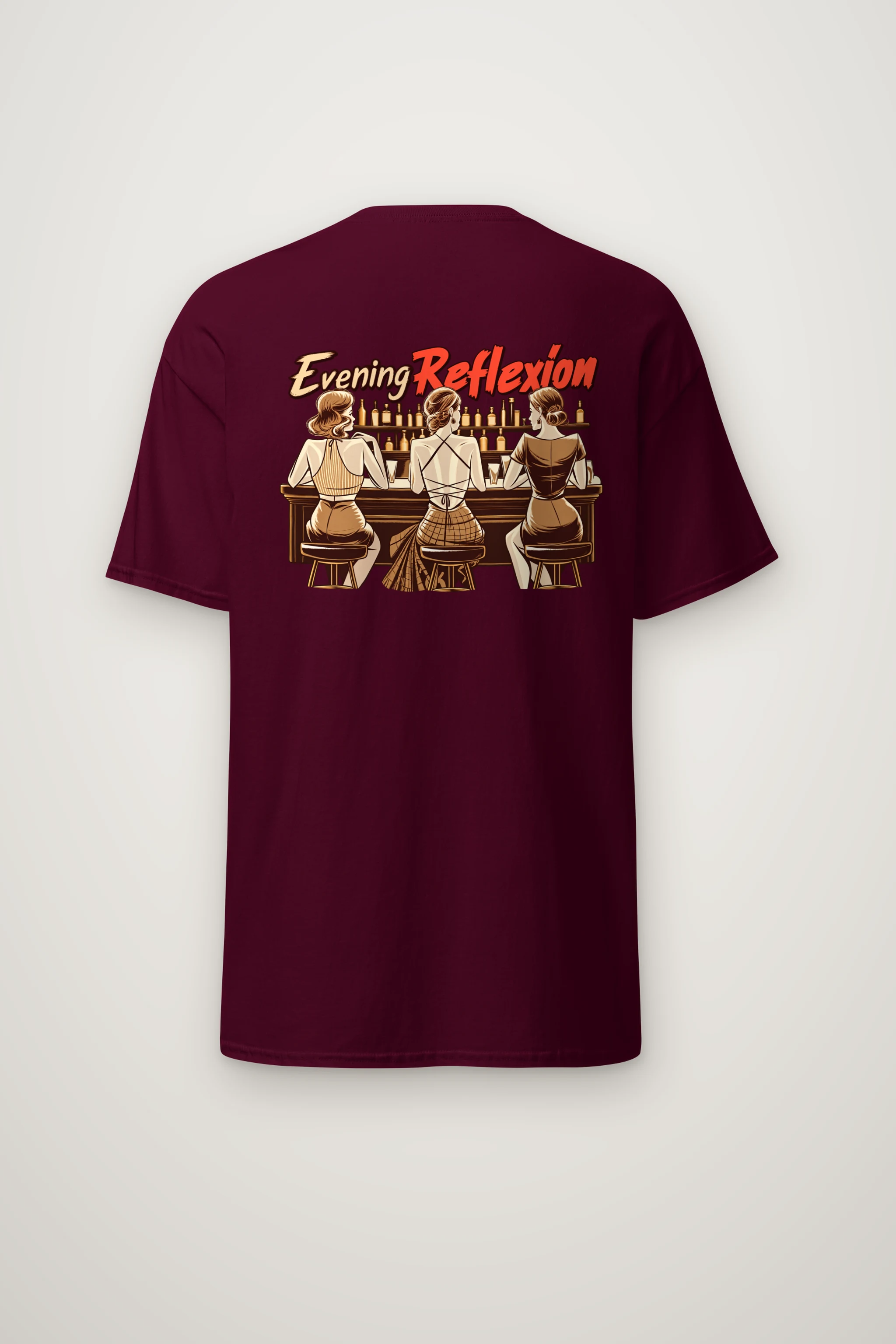 "Evening Reflexión" Heavyweight Unisex Crewneck T-shirt