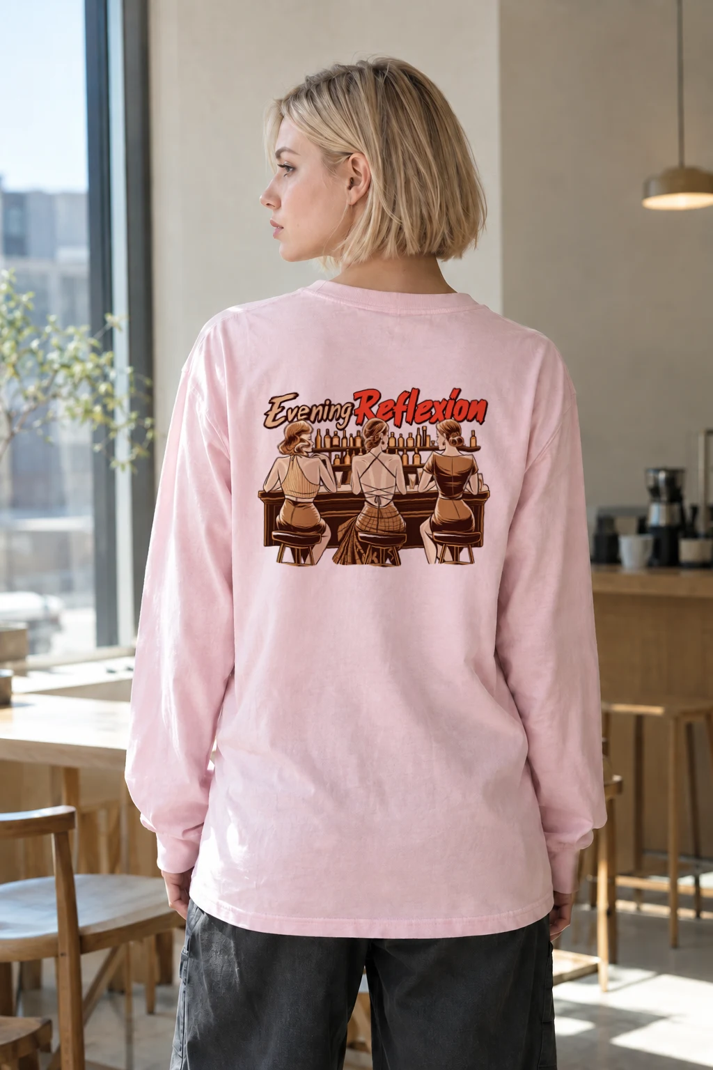 "Evening Reflexión" Unisex Longsleeve T-shirt | Gildan 2400