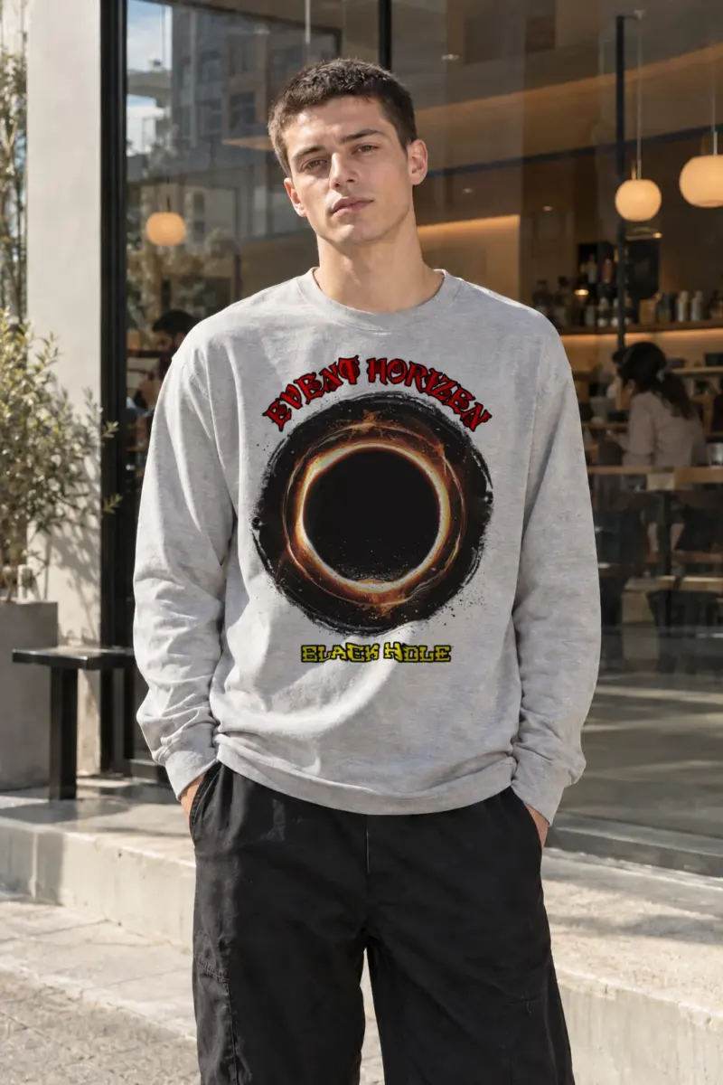 “Event Horizon” Unisex Longsleeve T-shirt | Gildan 2400