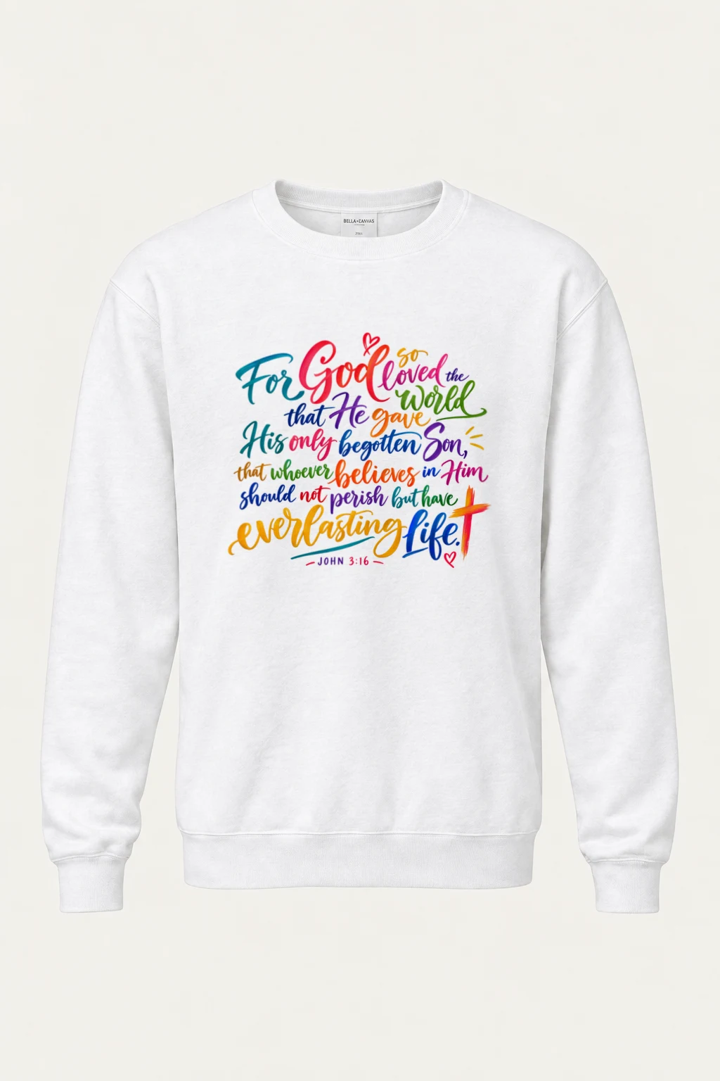 "Everlasting Life" Heavy Blend Unisex Crewneck Sweatshirt | Gildan 18000