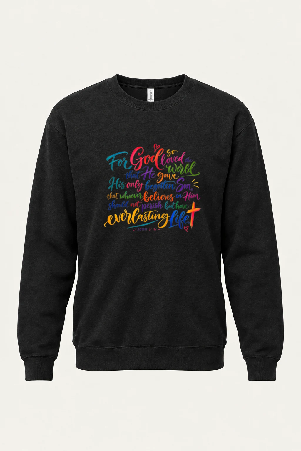 "Everlasting Life" Heavy Blend Unisex Crewneck Sweatshirt | Gildan 18000
