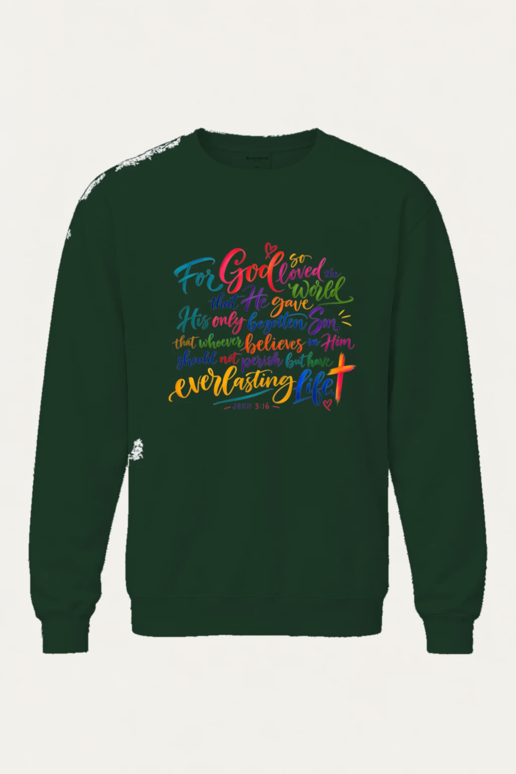 "Everlasting Life" Heavy Blend Unisex Crewneck Sweatshirt | Gildan 18000