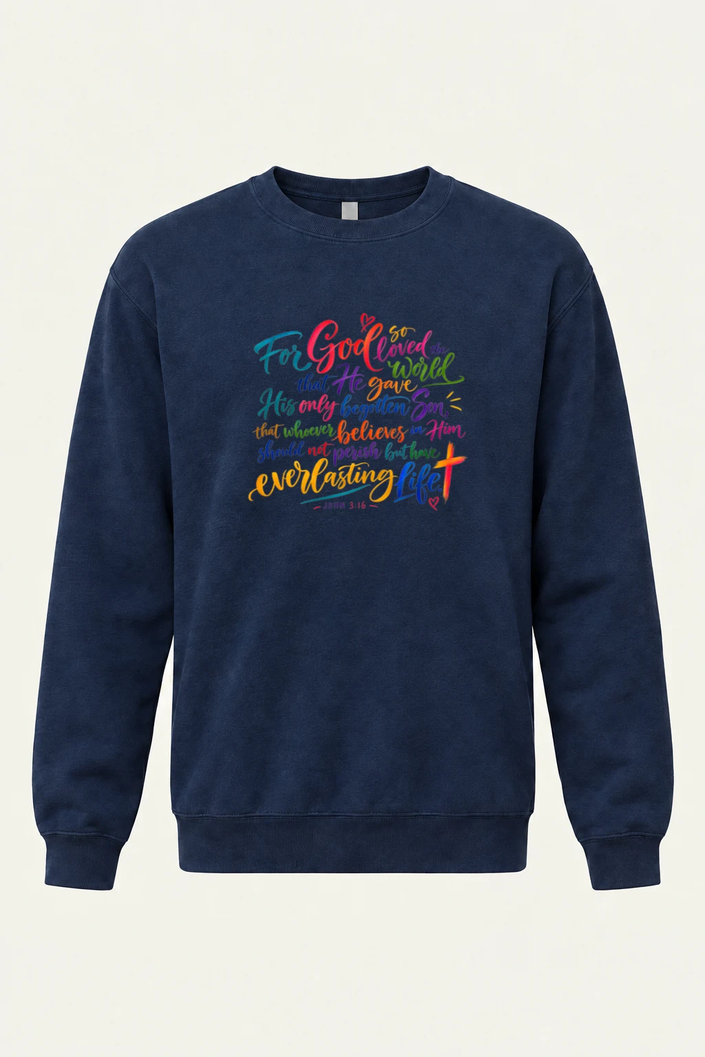 "Everlasting Life" Heavy Blend Unisex Crewneck Sweatshirt | Gildan 18000