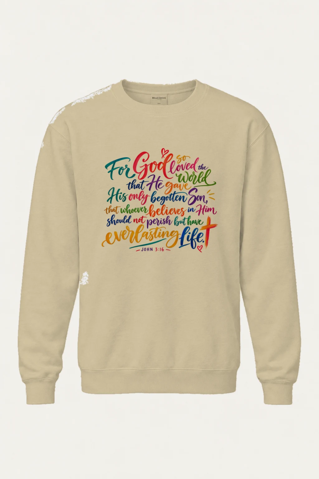 "Everlasting Life" Heavy Blend Unisex Crewneck Sweatshirt | Gildan 18000